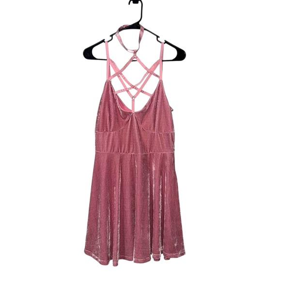 Killstar Pastel Pink Magica Skater Dress - Picture 2 of 9